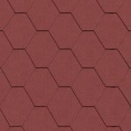 Бітумна черепиця MATIZOLPATIO сота червоний 3 кв.м
